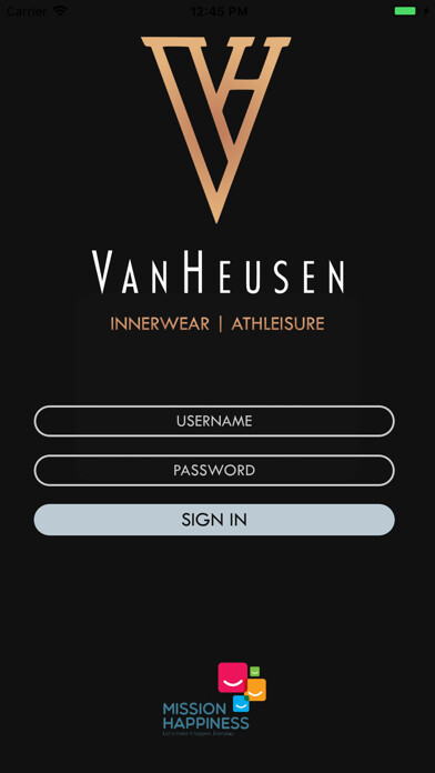 Emulate iPhone app VHIW Mission Happiness using MyAndroid