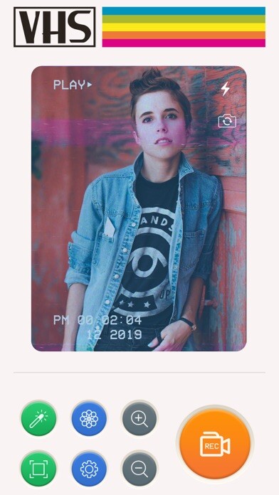 Emulate iPhone app VHS Tapecorder - Retro 80s Cam using MyAndroid