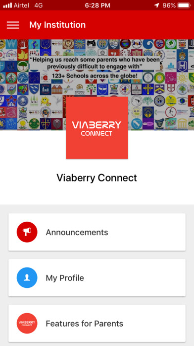 Emulate iPhone app Viaberry Connect School using MyAndroid