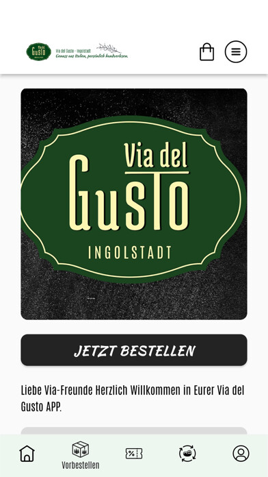 Emulate iPhone app Via del Gusto using MyAndroid Emulate iPhone app Via del Gusto using MyAndroid