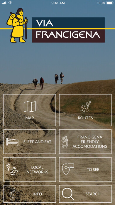 Emulate iPhone app Via Francigena – Official App using MyAndroid Emulate iPhone app Via Francigena – Official App using MyAndroid