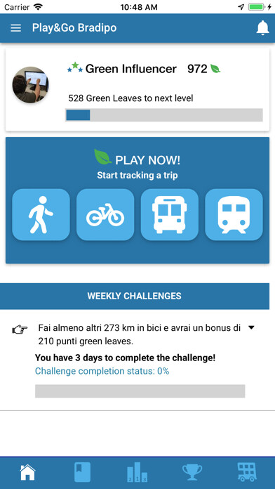Emulate iPhone app Viaggia Play&Go using MyAndroid