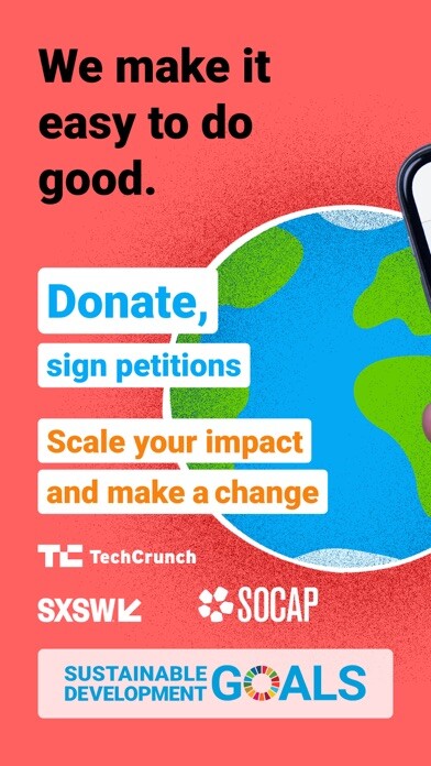 Emulate iPhone app viaGood: Make positive impact using MyAndroid