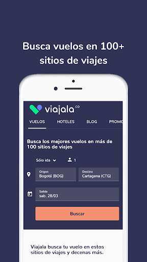 Run android online APK Viajala - Vuelos Baratos from MyAndroid or emulate Viajala - Vuelos Baratos using MyAndroid