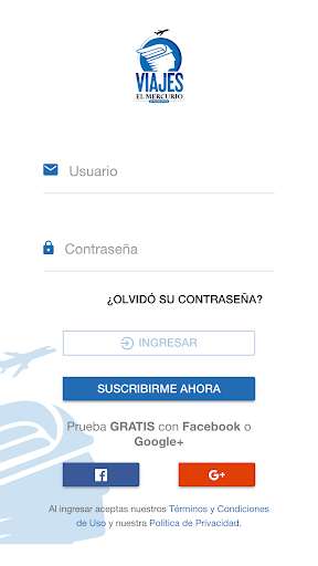 Run android online APK Viajes El Mercurio from MyAndroid or emulate Viajes El Mercurio using MyAndroid