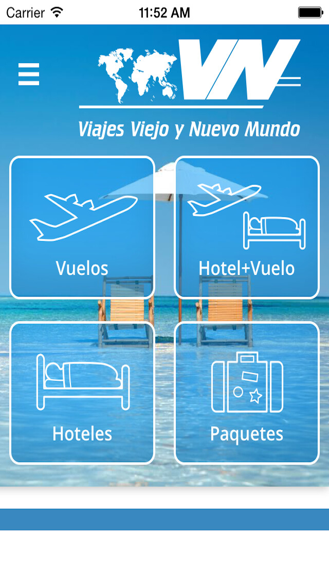 Emulate iPhone app Viajes Viejo y Nuevo Mundo using MyAndroid Emulate iPhone app Viajes Viejo y Nuevo Mundo using MyAndroid