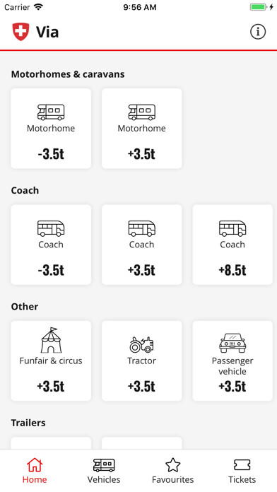 Emulate iPhone app Via - Road charges using MyAndroid