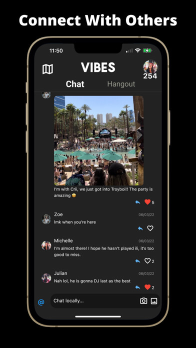 Emulate iPhone app VIBES - Hangout Party Connect using MyAndroid Emulate iPhone app VIBES - Hangout Party Connect using MyAndroid