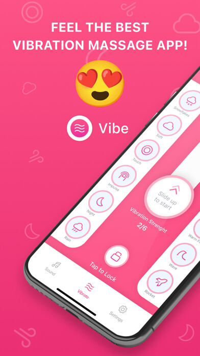 Emulate iPhone app Vibe Strong Vibrator using MyAndroid
