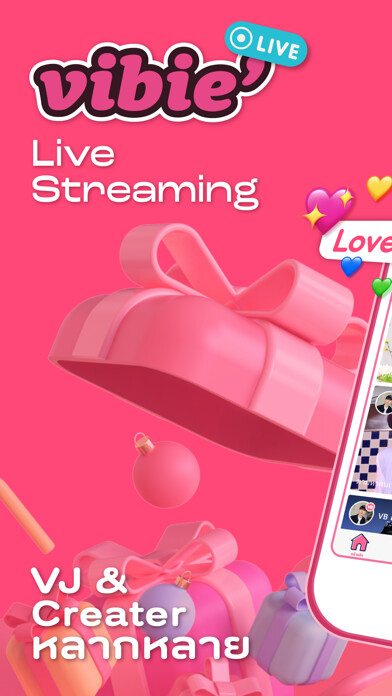 Emulate iPhone app Vibie - Live Streams Community using MyAndroid