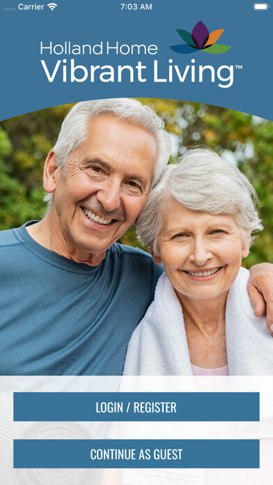 Emulate iPhone app Vibrant Living of Holland Home using MyAndroid