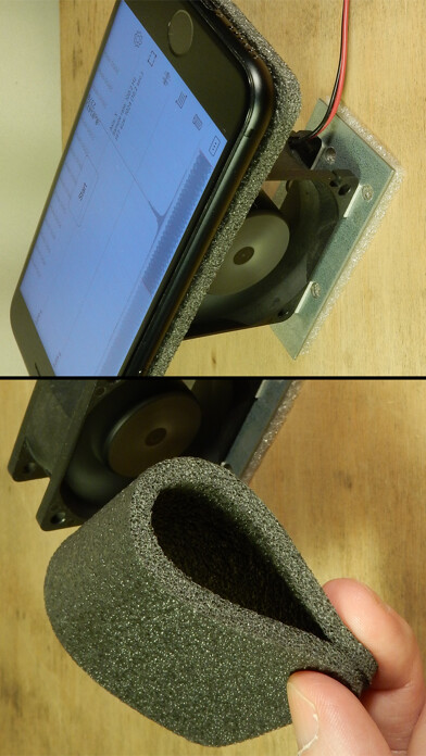 Emulate iPhone app Vibration analysis using MyAndroid