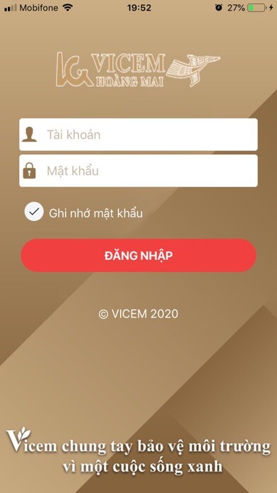 Emulate iPhone app Vicem Hoang Mai Sales using MyAndroid Emulate iPhone app Vicem Hoang Mai Sales using MyAndroid