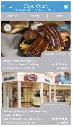 Run android online APK Vicksburg App restaurant from MyAndroid or emulate Vicksburg App restaurant using MyAndroid Run android online APK Vicksburg App restaurant from MyAndroid or emulate Vicksburg App restaurant using MyAndroid