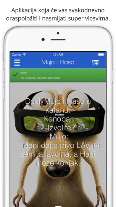 Emulate iPhone app Vicomat using MyAndroid