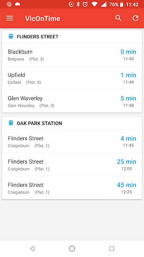 Run android online APK VicOnTime - PTV Timetable from MyAndroid or emulate VicOnTime - PTV Timetable using MyAndroid