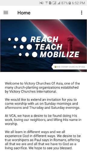 Run android online APK Victory Churches Of Asia Mobile from MyAndroid or emulate Victory Churches Of Asia Mobile using MyAndroid Run android online APK Victory Churches Of Asia Mobile from MyAndroid or emulate Victory Churches Of Asia Mobile using MyAndroid