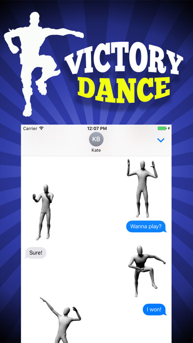 Emulate iPhone app Victory Dance Emoji & Emotes using MyAndroid Emulate iPhone app Victory Dance Emoji & Emotes using MyAndroid
