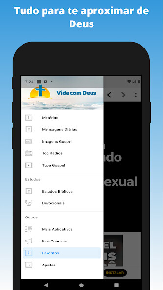 Run android online APK Vida com Deus from MyAndroid or emulate Vida com Deus using MyAndroid