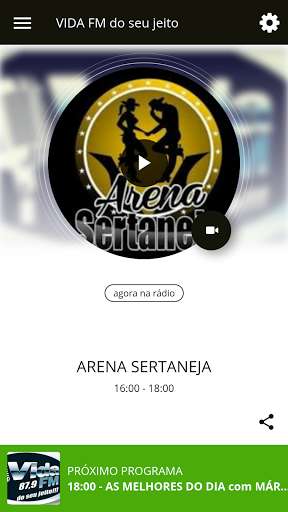 Run android online APK Vida FM Do Seu Jeito from MyAndroid or emulate Vida FM Do Seu Jeito using MyAndroid