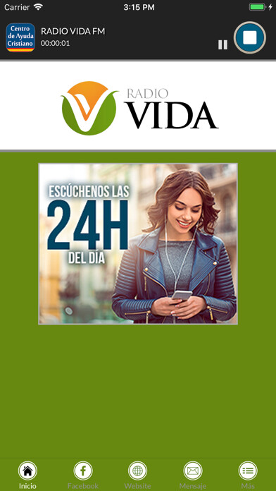 Emulate iPhone app Vida FM using MyAndroid