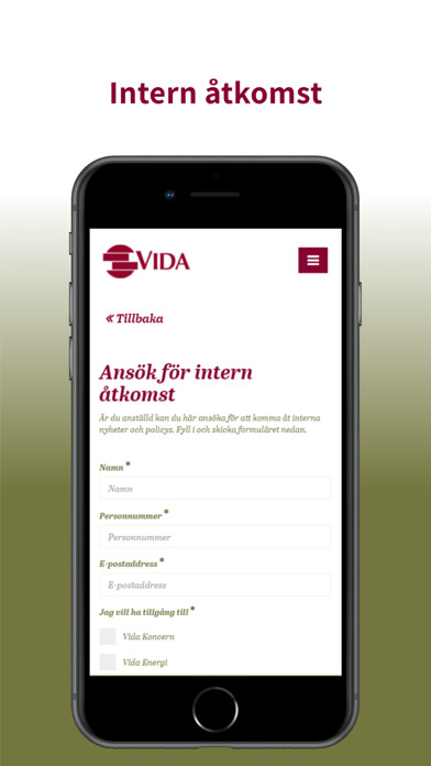 Emulate iPhone app Vidagruppen using MyAndroid Emulate iPhone app Vidagruppen using MyAndroid