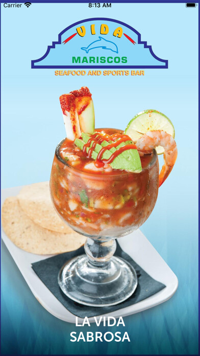 Emulate iPhone app Vida Mariscos using MyAndroid