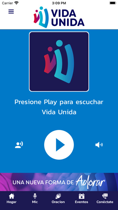 Emulate iPhone app Vida Unida using MyAndroid Emulate iPhone app Vida Unida using MyAndroid