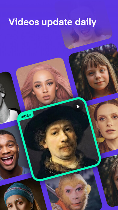 Emulate iPhone app VidAvatar-AI Face Animator using MyAndroid