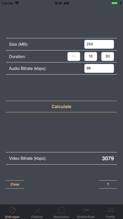 Emulate iPhone app VidBitCalc using MyAndroid Emulate iPhone app VidBitCalc using MyAndroid