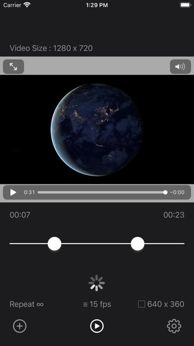 Emulate iPhone app Video2Gif Plus using MyAndroid Emulate iPhone app Video2Gif Plus using MyAndroid