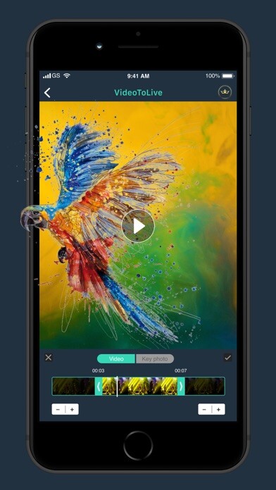 Emulate iPhone app Video 2 Live Wallpaper Maker using MyAndroid
