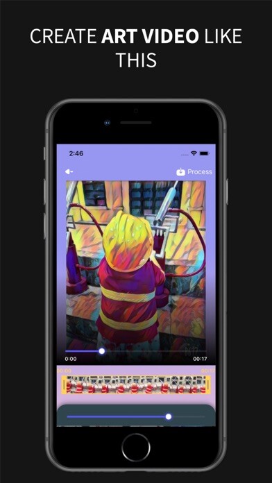 Emulate iPhone app Video art creation using MyAndroid