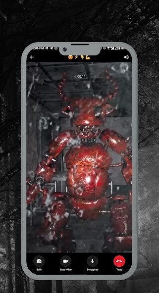 Run android online APK video call animatronic prank from MyAndroid or emulate video call animatronic prank using MyAndroid