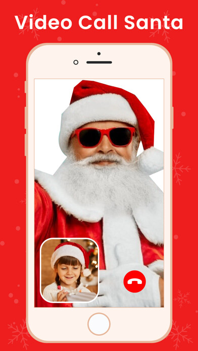 Emulate iPhone app Video Call to Santa Claus using MyAndroid