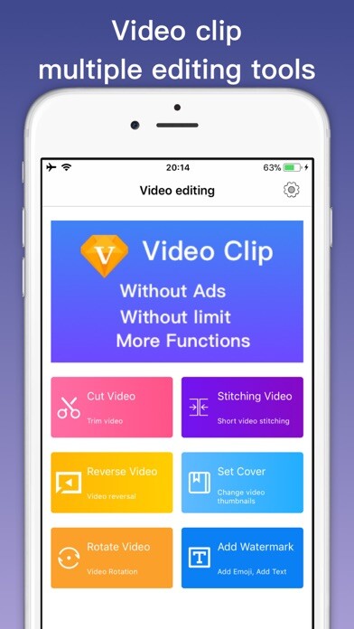 Emulate iPhone app Video Clip Editor - Film maker using MyAndroid Emulate iPhone app Video Clip Editor - Film maker using MyAndroid