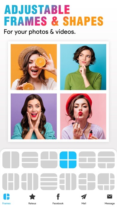 Emulate iPhone app Video Collage - Collage Maker using MyAndroid