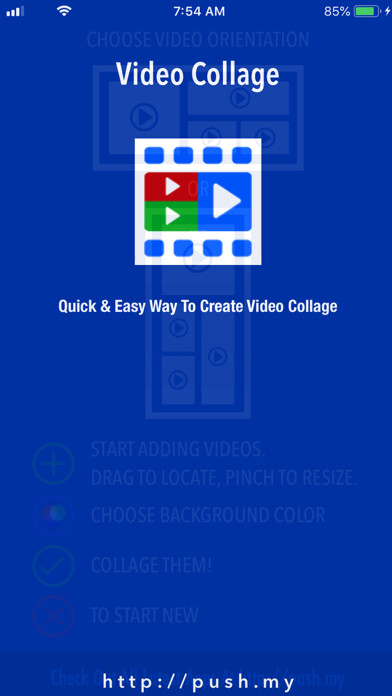 Emulate iPhone app Video Collage using MyAndroid Emulate iPhone app Video Collage using MyAndroid