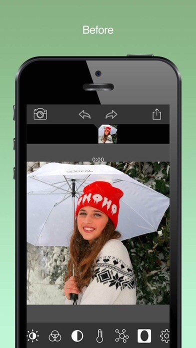 Emulate iPhone app Video Color Editor using MyAndroid