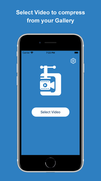 Emulate iPhone app Video Compressor - Pro using MyAndroid