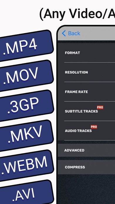Emulate iPhone app Video Converter and Compressor using MyAndroid