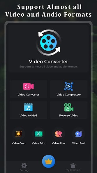 Run android online APK Video Converter-ConverterBlack from MyAndroid or emulate Video Converter-ConverterBlack using MyAndroid