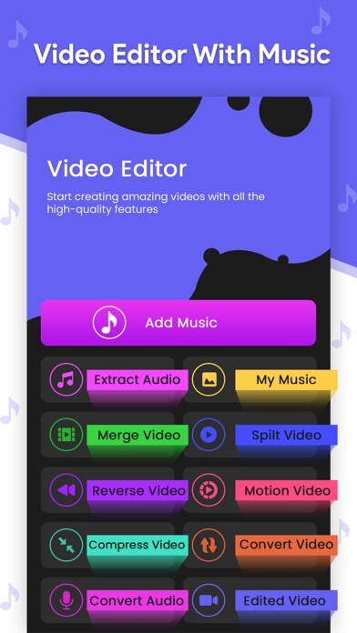 Run android online APK Video Editor - Add Music from MyAndroid or emulate Video Editor - Add Music using MyAndroid