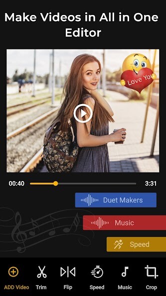 Run android online APK Video Editor - Maker  Cutter from MyAndroid or emulate Video Editor - Maker  Cutter using MyAndroid