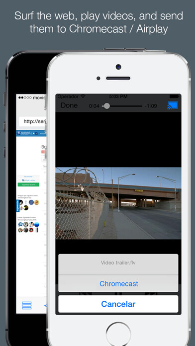 Emulate iPhone app Video Explorer - Video Player for Chromecast using MyAndroid Emulate iPhone app Video Explorer - Video Player for Chromecast using MyAndroid