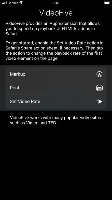Emulate iPhone app VideoFive using MyAndroid