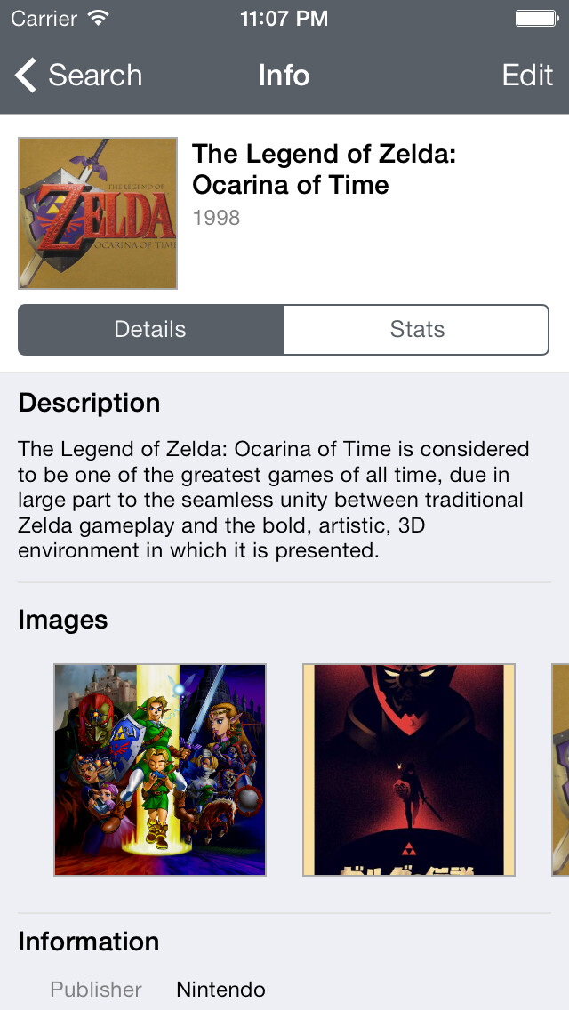 Emulate iPhone app Videogame Backlog Manager using MyAndroid Emulate iPhone app Videogame Backlog Manager using MyAndroid