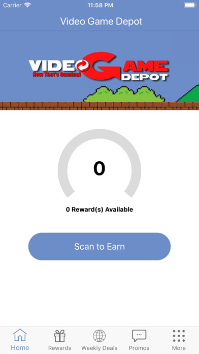 Emulate iPhone app Video Game Depot using MyAndroid