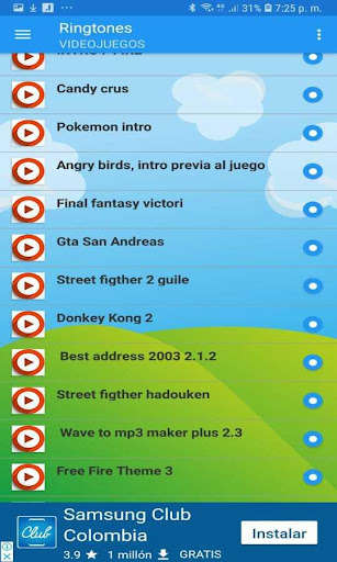 Run android online APK Video Game Ringtones For Cell from MyAndroid or emulate Video Game Ringtones For Cell using MyAndroid
