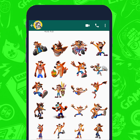 Run android online APK Video Games Stickers Gamming WAStickerApps ps from MyAndroid or emulate Video Games Stickers Gamming WAStickerApps ps using MyAndroid